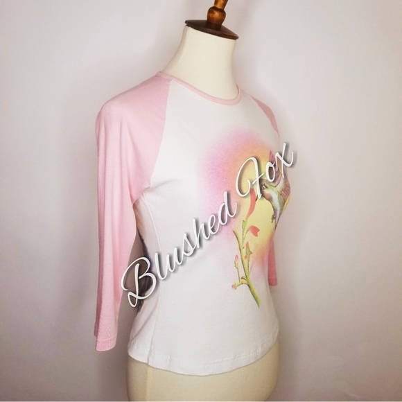 Vintage Chloe Raglan Top By Stella McCartney Chloe Hummingbird Top - Picture 7 of 10